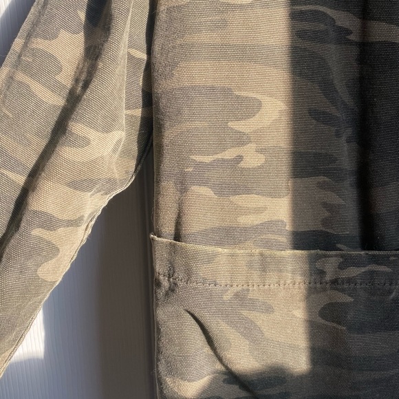 Topshop Camo Coat - Picture 4 of 6